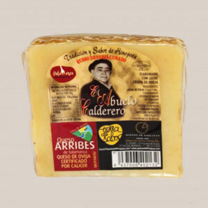 Queso El Abuelo Calderero, 1/4 queso grande 0,600 kg aprox